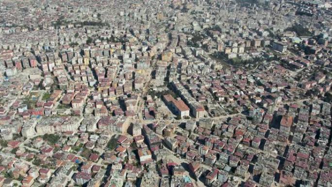 土耳其哈塔伊-土耳其发生7.8级地震的2023年2月10日土耳其地震哈塔伊，