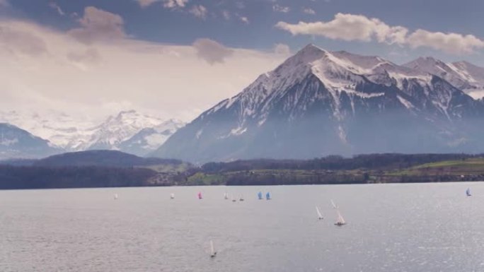 瑞士图恩湖-无人驾驶飞机射击