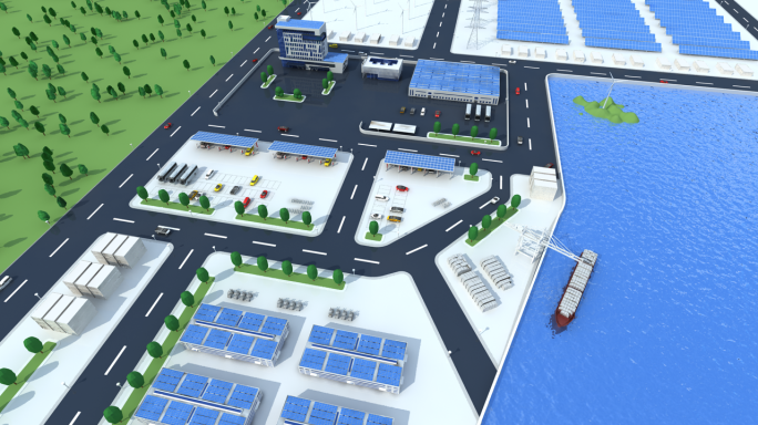 未来科技新能源厂区