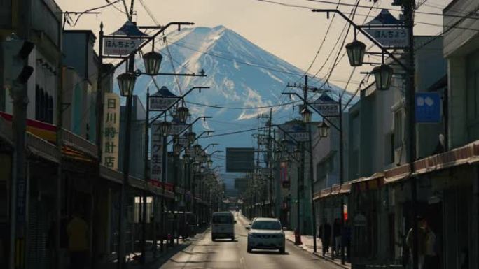 富士山和透视路富士山透视