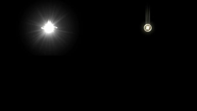动漫能量汇，光环圈粉色圆形能量vfx光视觉效果圆环孤立在黑色背景上