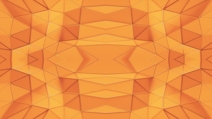 【4K时尚背景】金色三角几何闪动暖场视频
