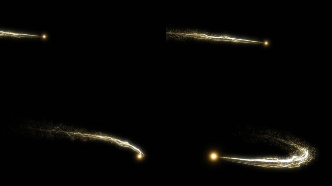 唯美魔法粒子光线