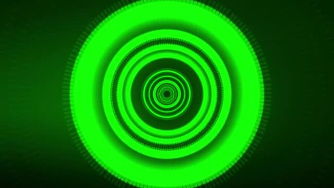 绿色媒体广播运动动态光隧道抽象运动图形背景循环
