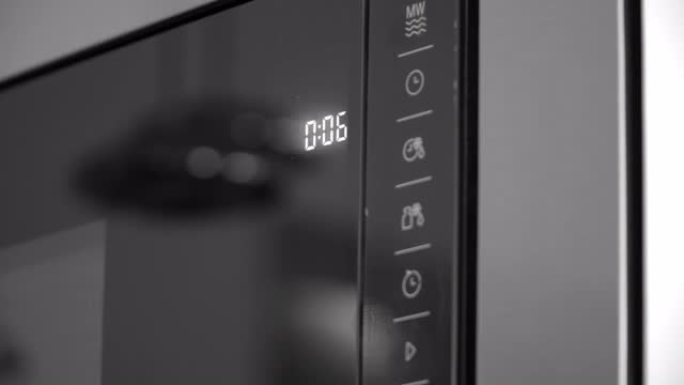微波炉倒计时的数字时钟