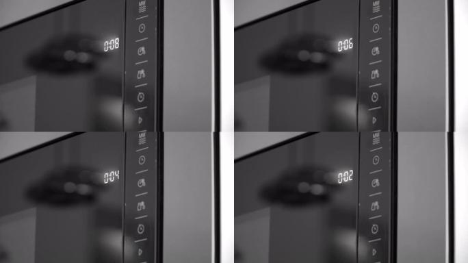 微波炉倒计时的数字时钟