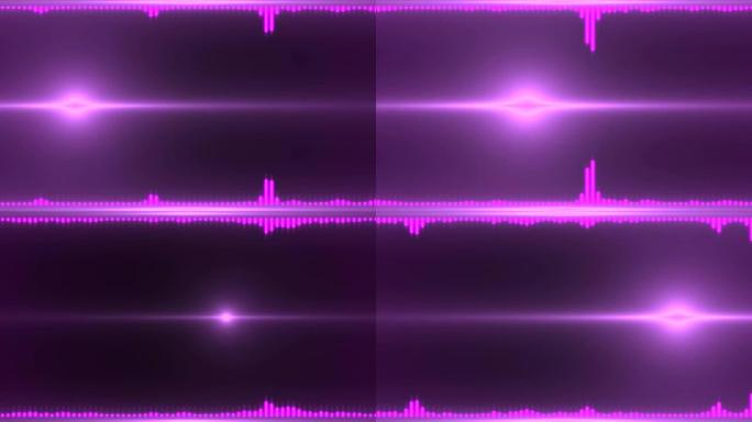 音频可视化器背景4k素材，音乐播放器素材