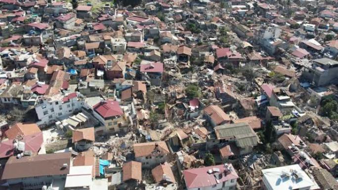 土耳其和叙利亚地震呼吁。Hatay无人机视频