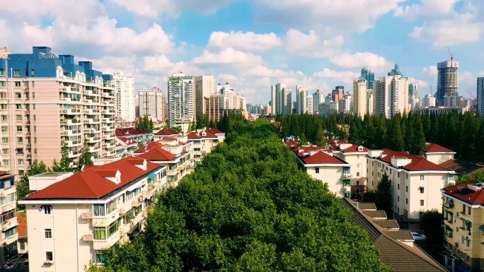 上海新华路全景