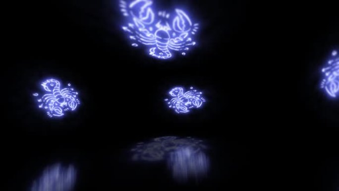 3D动画中的天蝎座星座
