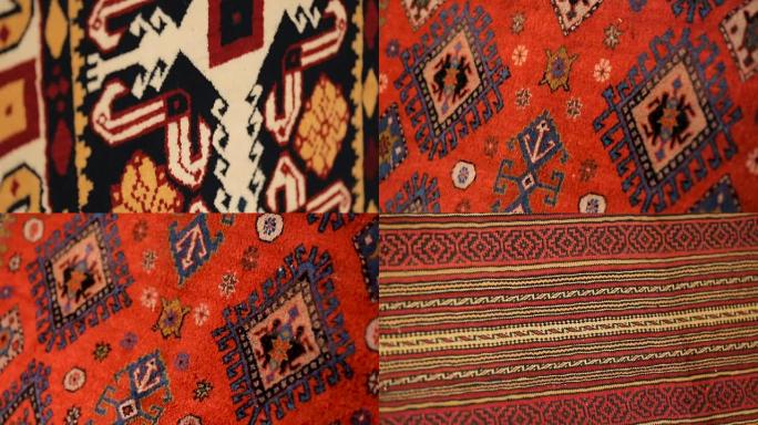 格鲁吉亚美丽的彩色手工地毯、传统和文化