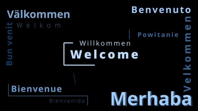 欢迎使用不同欧洲语言的单词云，如瑞典捷克丹麦土耳其德国葡萄牙语西班牙语罗马尼亚法语和波兰语以及乌克兰