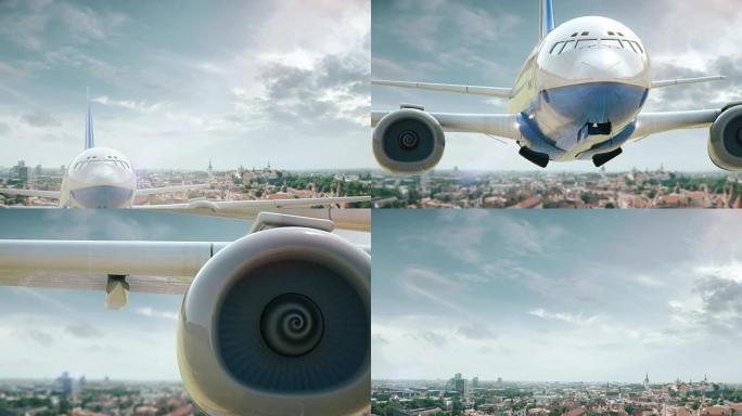 飞机起飞塔林爱沙尼亚