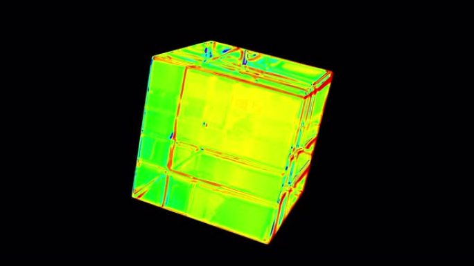 立方体抽象现代背景4k循环