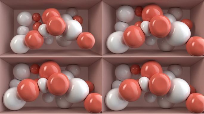 4K裸眼3D柔体小球