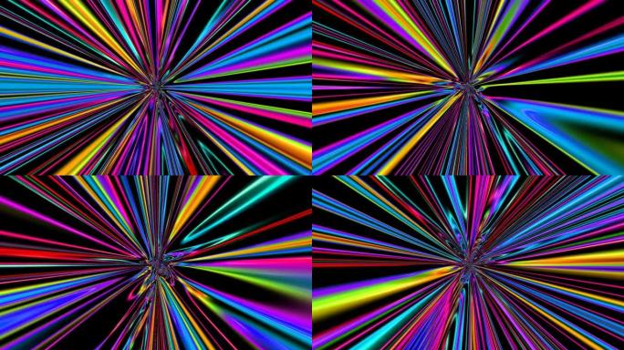 镜头停止运动动画图形插图曼陀罗背景几何万花筒形状抽象全彩
