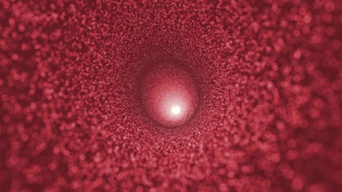 红色闪闪发光的星尘黑洞动画背景