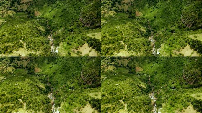 肯尼亚西波科特山。肯尼亚西部波科特的空中景观。气候变化巴黎协定。