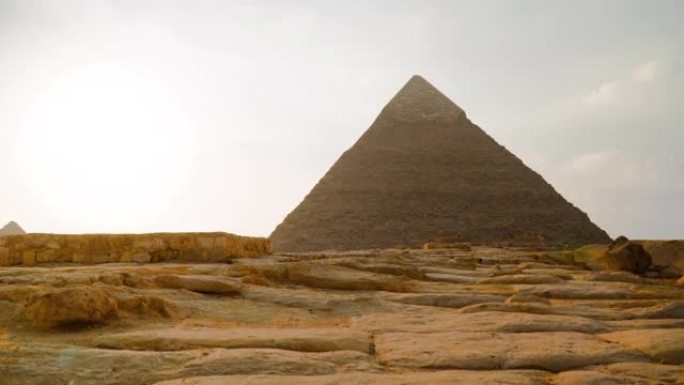 吉萨金字塔的视图埃及地标埃及人文埃及旅游
