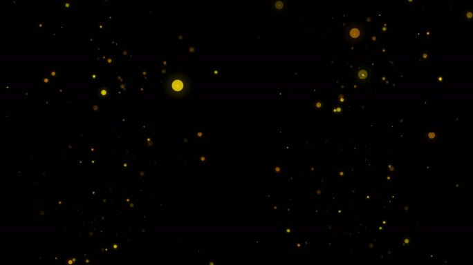 黄色光效背景粒子光斑元素单元