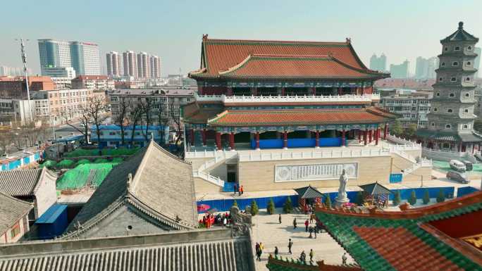 天津大悲禅院大悲禅寺寺庙烧香拜佛祈祷景点