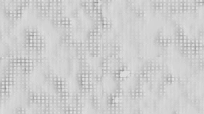 白色方形形状随机突出3D背景。