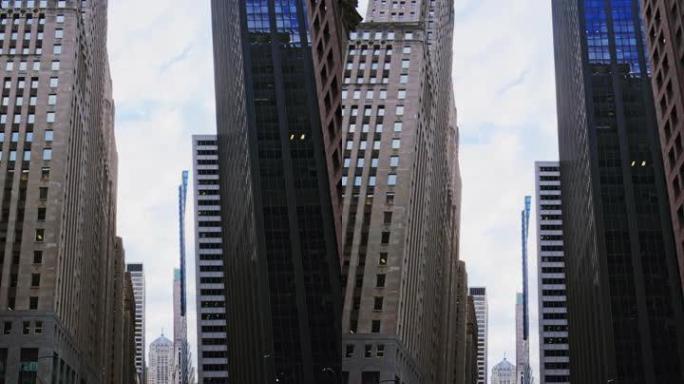 芝加哥金融区的街道