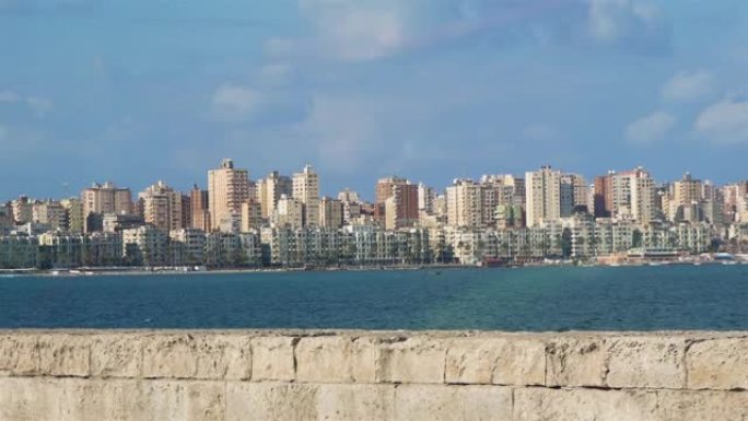 大城市沿海部分 (埃及亚历山大港) 全景