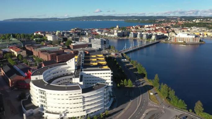 瑞典延雪平欧洲国家风光风景航拍大景