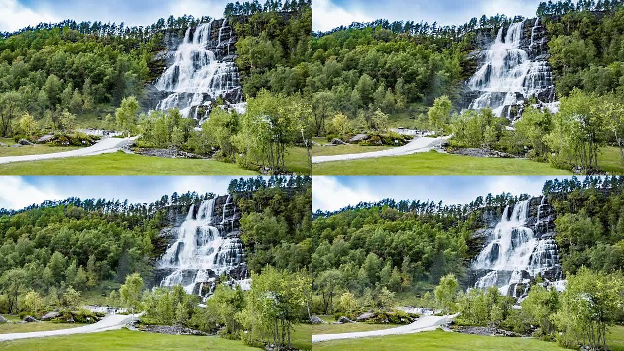 挪威特温德丰森瀑布