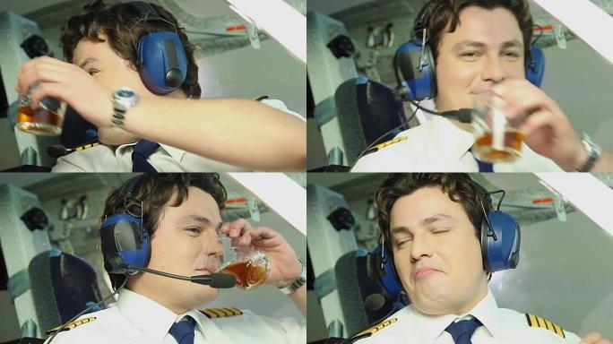 不负责任的飞行员在飞行前饮酒，职业疏忽