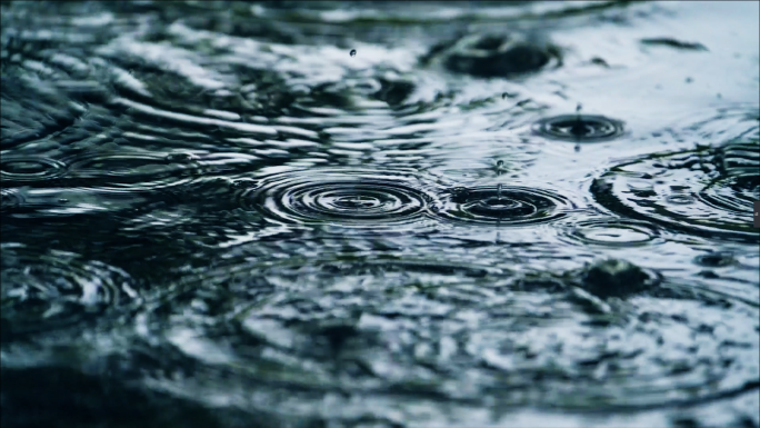 春天立春惊蛰雨天屋檐雨滴（33组镜）