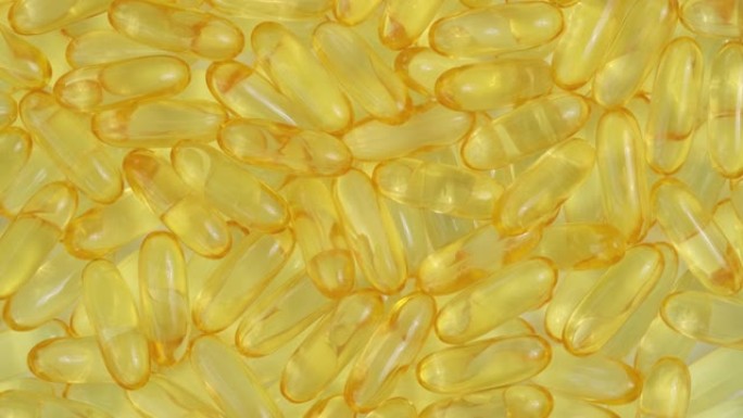 鱼油丸，黄色软胶囊Omega-3
