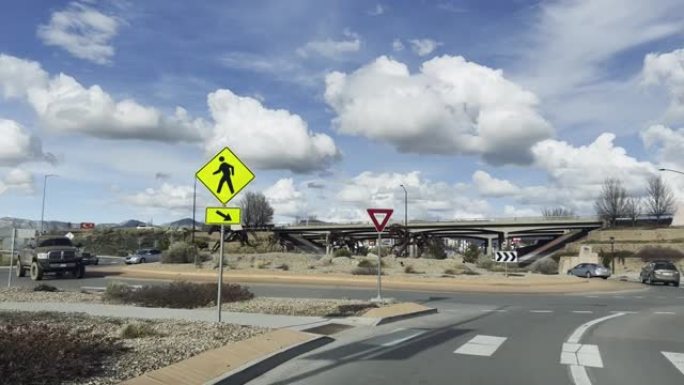 美国乡村70号州际公路绕行-科罗拉多州西部小镇的汽车延时旅行视频系列