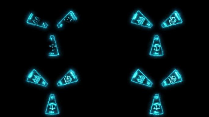 3D动画中的十二生肖空气符号