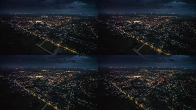 德国城市景观的空中拍摄