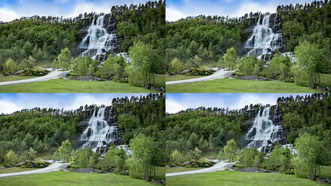挪威特温德丰森瀑布
