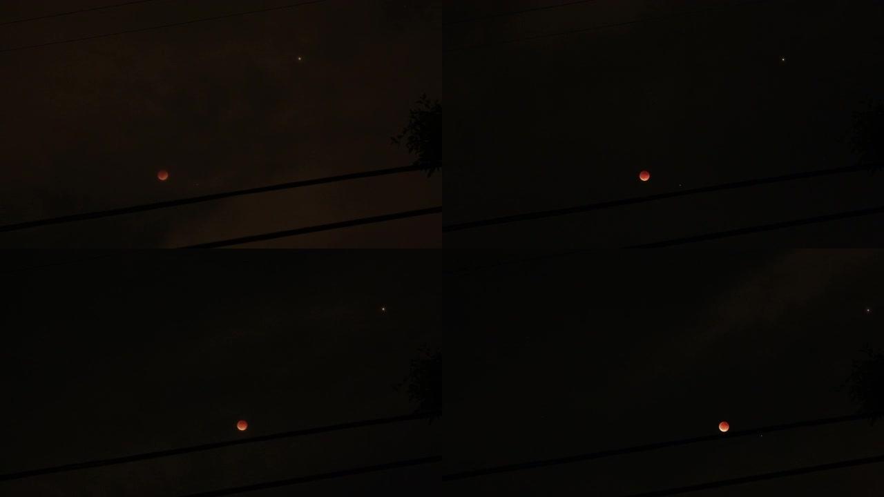 月食2014月和云4月4日1