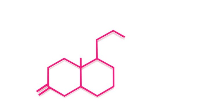 激素睾酮的化学式。3D渲染