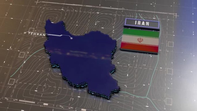伊朗地图数字4k背景