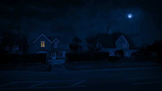 夜间在农村地区的房屋中开灯或关灯