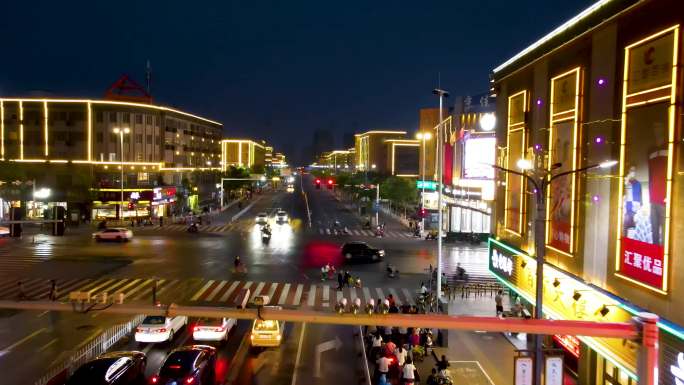 沛县 百货大楼夜景_1[高清4K]