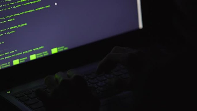 网络勒索、职业黑客夜间攻击服务器、电脑犯罪