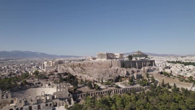 希腊雅典的标志性旅游景点-雅典卫城世界遗产