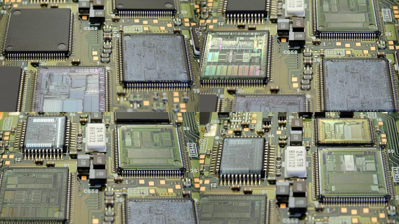 电脑主板的组件工业革命电子元器件人工智能