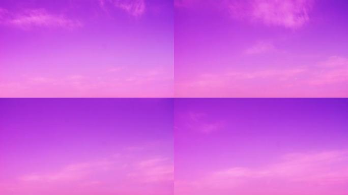 云在天空中移动的视频