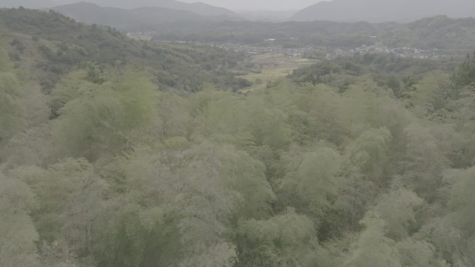 皖南山村航拍