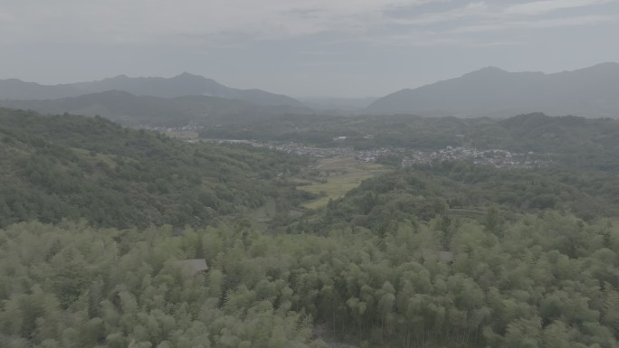 皖南山村航拍