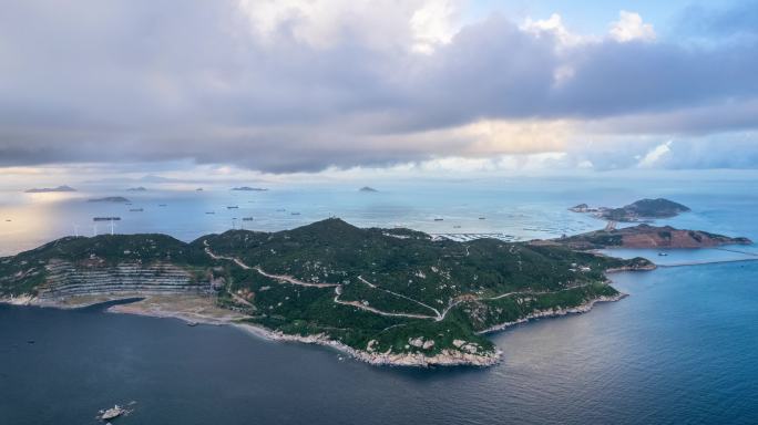 4k珠海桂山岛海岛风光航拍