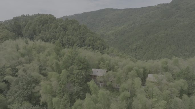 皖南山村航拍